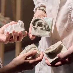 Laoru Laoru Left Ear Relief Copper Green