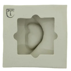 Laoru Laoru Left Ear Relief Copper Green