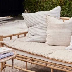 Lene Bjerre Design Ivenne Mattress Ochre/Linen Large