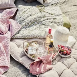 Lene Bjerre Design Ivy Mattress Sage Green/Rose Small