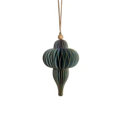Lene Bjerre Design Paline Ornament Green/Silver No. 3