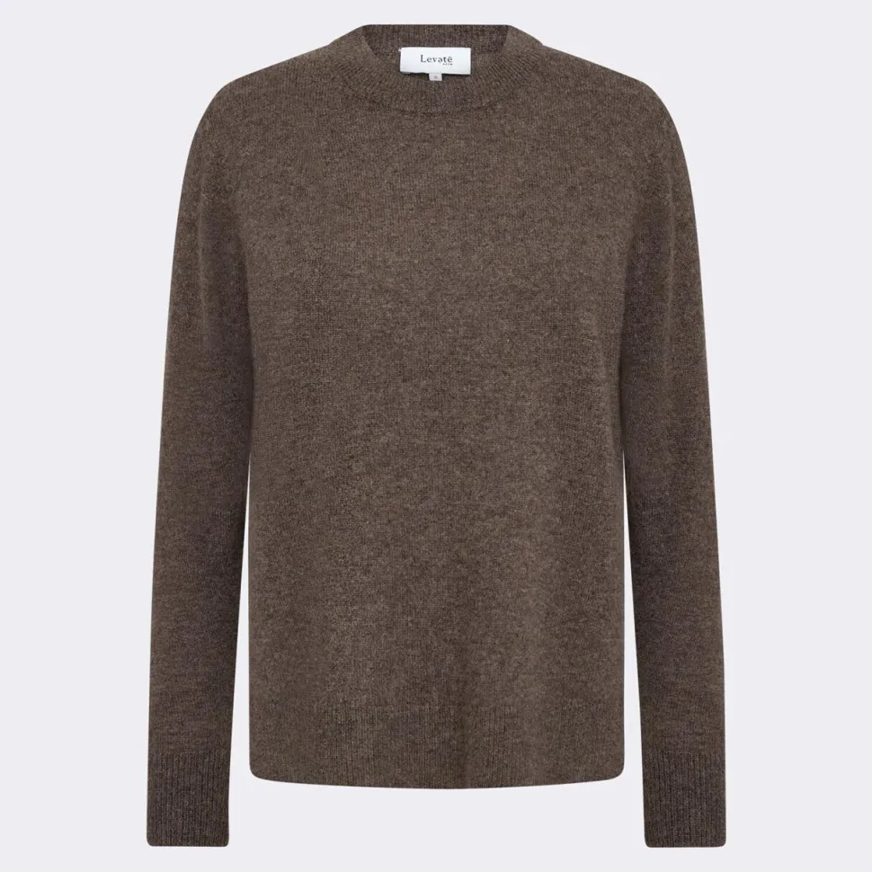 Leveté Room Eloise 2 Pullover Brown
