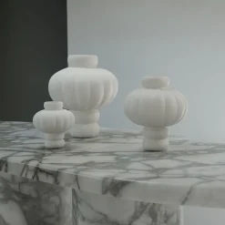 Louise Roe Balloon Vase 02 Raw White