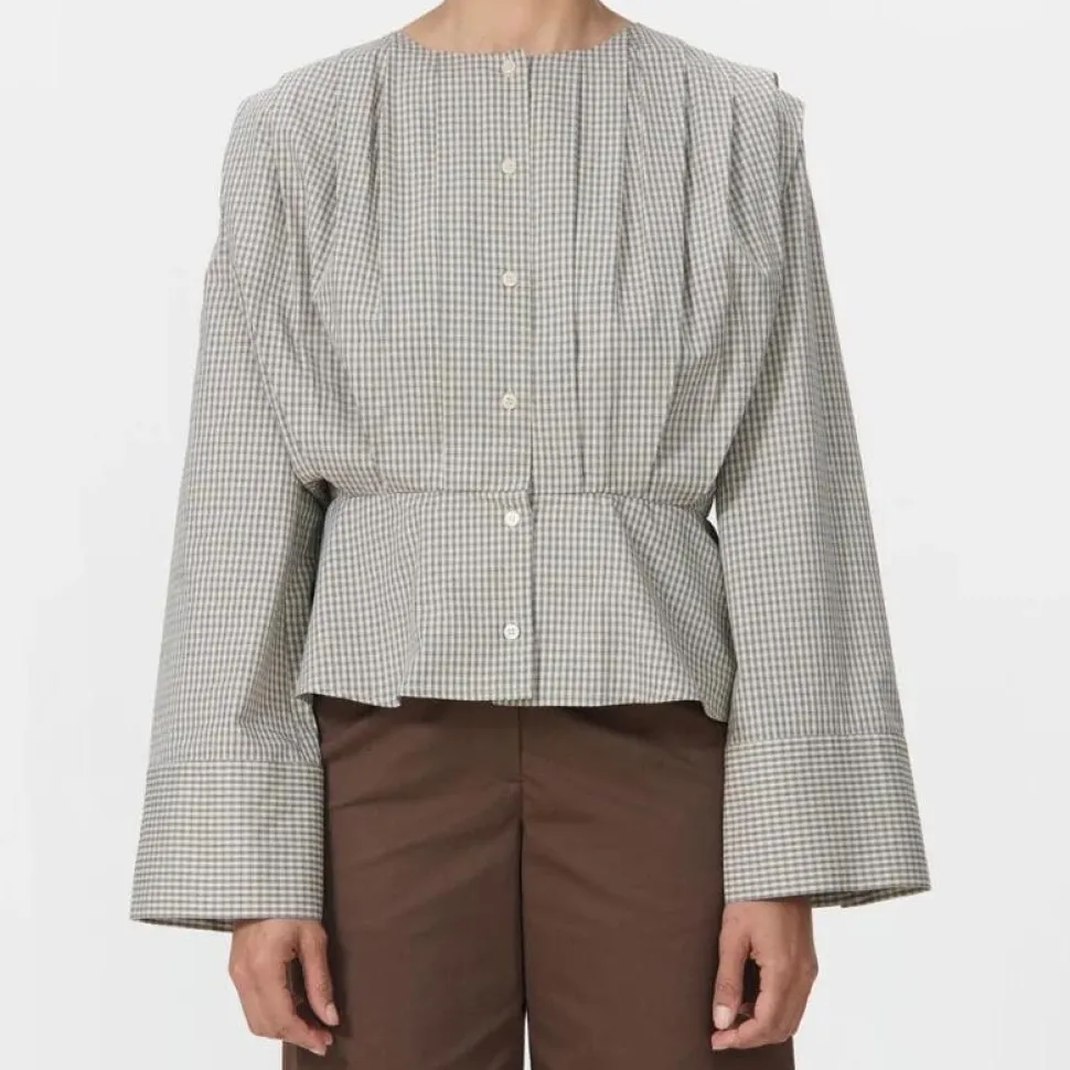 Lovechild 1979 Etta Blouse Beige Check