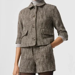 Lovechild 1979 Kimi Shorts Brown Herringbone