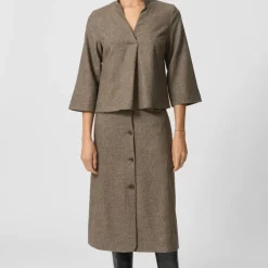 Lovechild 1979 Reyna Skirt Beige Houndstooth