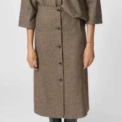 Lovechild 1979 Reyna Skirt Beige Houndstooth