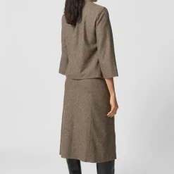 Lovechild 1979 Reyna Skirt Beige Houndstooth