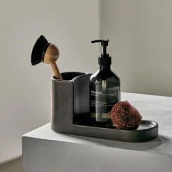Meraki Brush & Soap Holder Datura Dark Grey Large