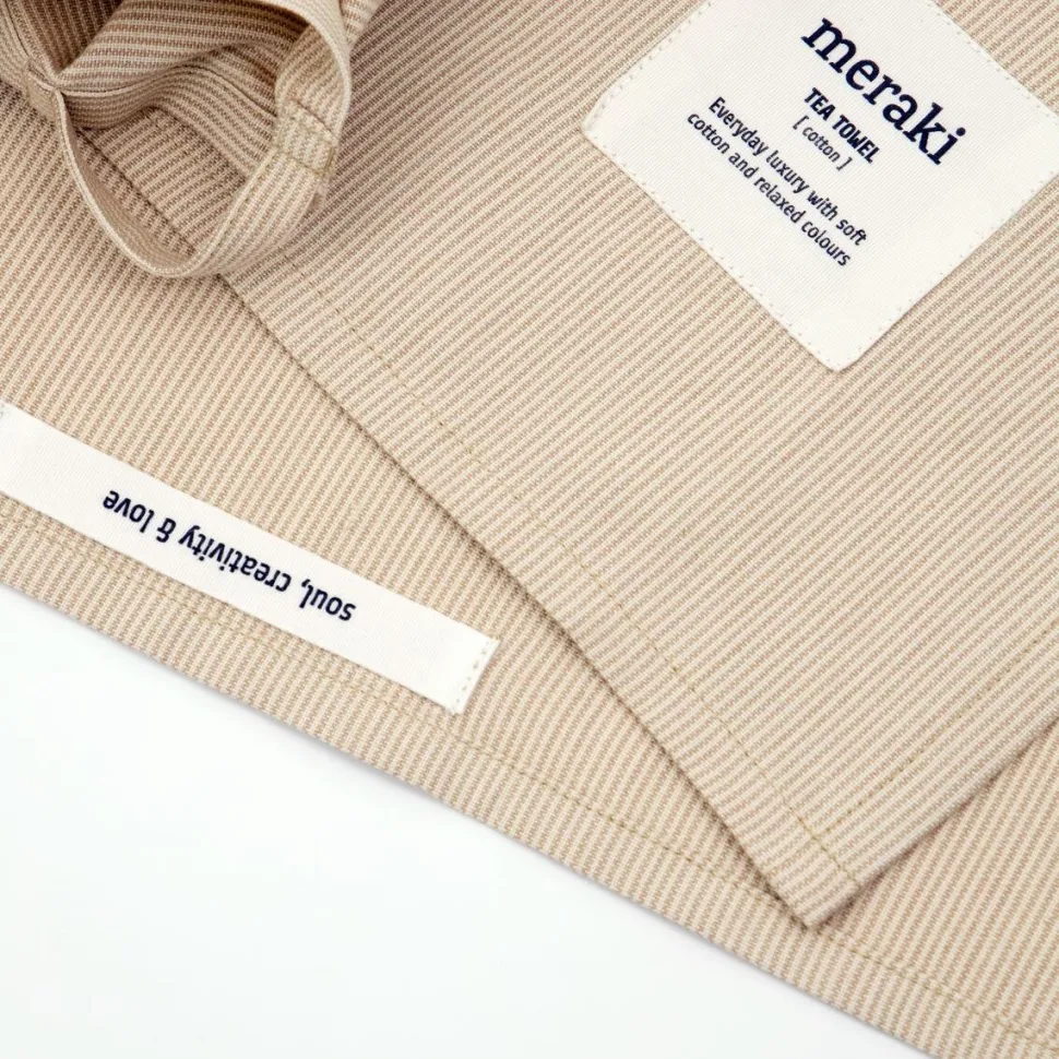 Meraki Tea Towels Verum Off White/Safari