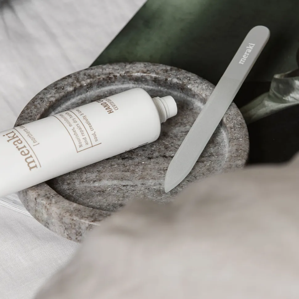 Meraki Tray Beige Round Small