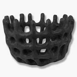 Mette Ditmer Art Piece Braided Bowl Black