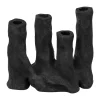 Mette Ditmer Art Piece Four Candleholder Black