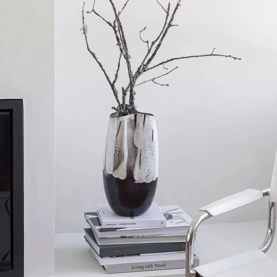 Mette Ditmer By Hand Curve Vase Off-White Large