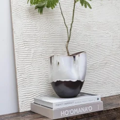 Mette Ditmer By Hand Curve Vase Off-White Small