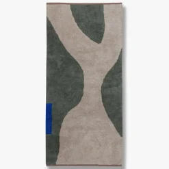 Mette Ditmer Figura Rug Dark Olive Medium