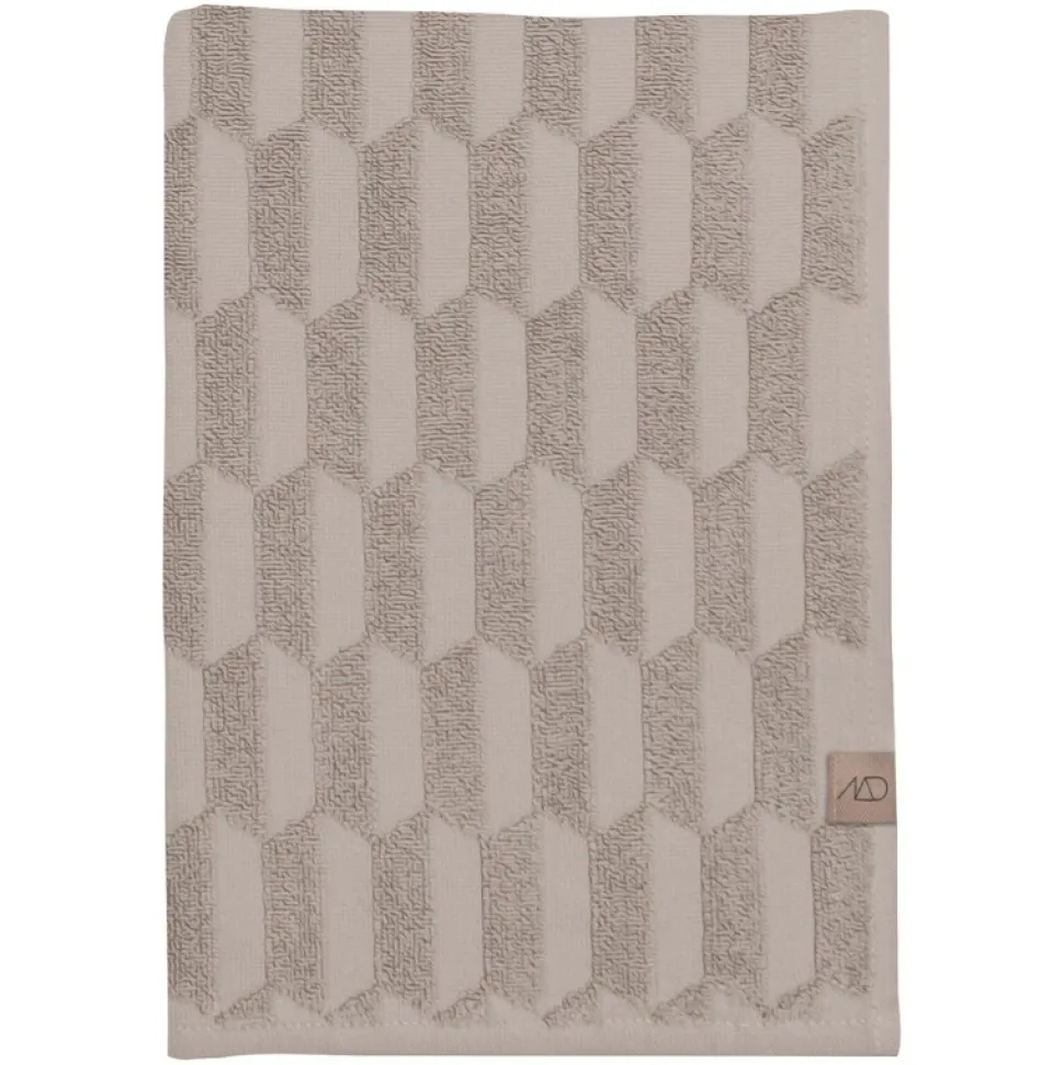 Mette Ditmer Geo Bath Towel Sand