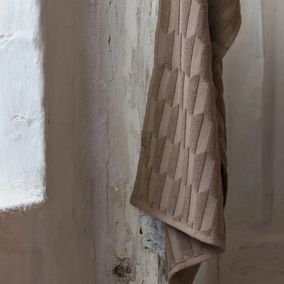 Mette Ditmer Geo Guest Towels Nougat