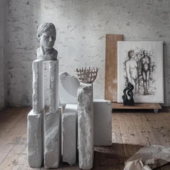 Mette Ditmer His Reflective Mind Buste Concrete