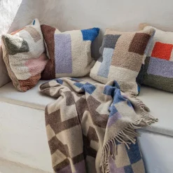 Mette Ditmer Maze Throw Chocolate