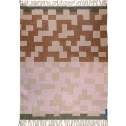 Mette Ditmer Maze Throw Powder Rose