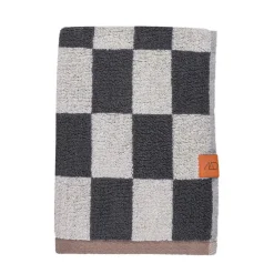 Mette Ditmer Retro Hand Towel Dark Grey