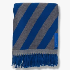 Mette Ditmer Retro Throw Cobalt