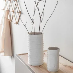 Mette Ditmer Ribbon Vase Off-White Small