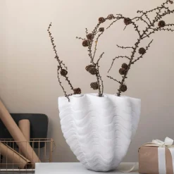 Mette Ditmer Shell Vase Off-White Large