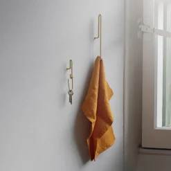 Moebe Wall Hook Small Matt Gold 2-pak
