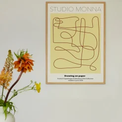 MONNA Studio Design Poster Drawing On Paper 50x70 cm