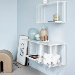 Montana Verner Panton Wire Topplade Hvid Marmor