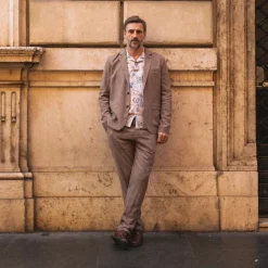 Mos Mosh Gallery Hunt Plage String Pant Chocolate Chip Melange