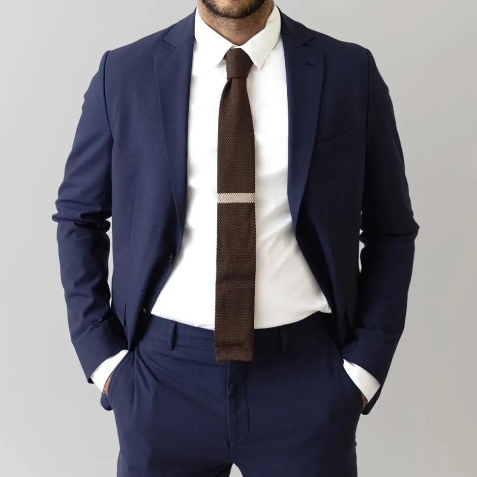 Mos Mosh Gallery James Dynamic Luxe Blazer Navy