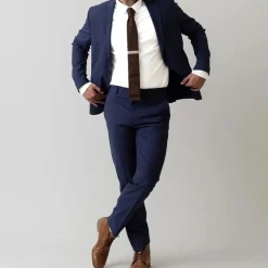 Mos Mosh Gallery James Dynamic Luxe Blazer Navy