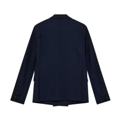 Mos Mosh Gallery Lui Dynamic Luxe Double-Breasted Blazer Navy