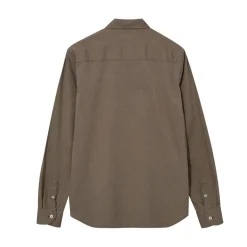 Mos Mosh Gallery Marco Oxford Shirt Chocolate Brown