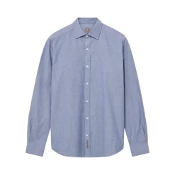 Mos Mosh Gallery Marco Oxford Shirt Light Blue