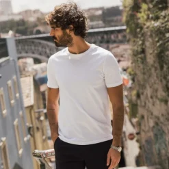 Mos Mosh Gallery Perry O-SS Tee White