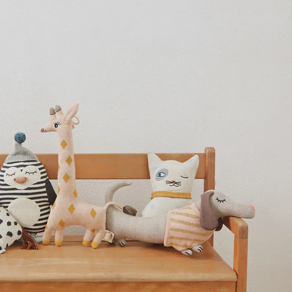 OYOY Baby Benny Cat Darling Cushion