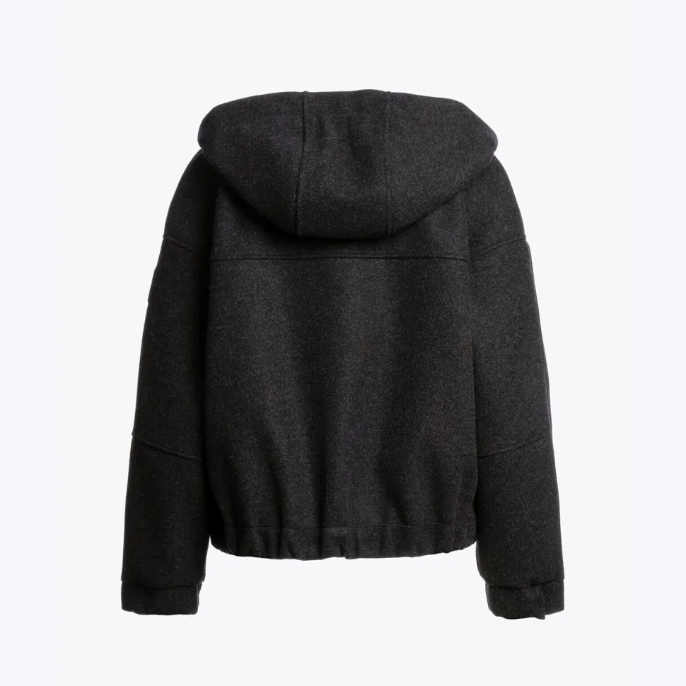 Parajumpers Ilean Flannel Sweatshirt Black Melange