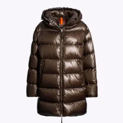 Parajumpers Ivonne Hooded Down Jacket Earth Brown