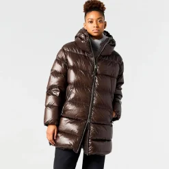 Parajumpers Ivonne Hooded Down Jacket Earth Brown