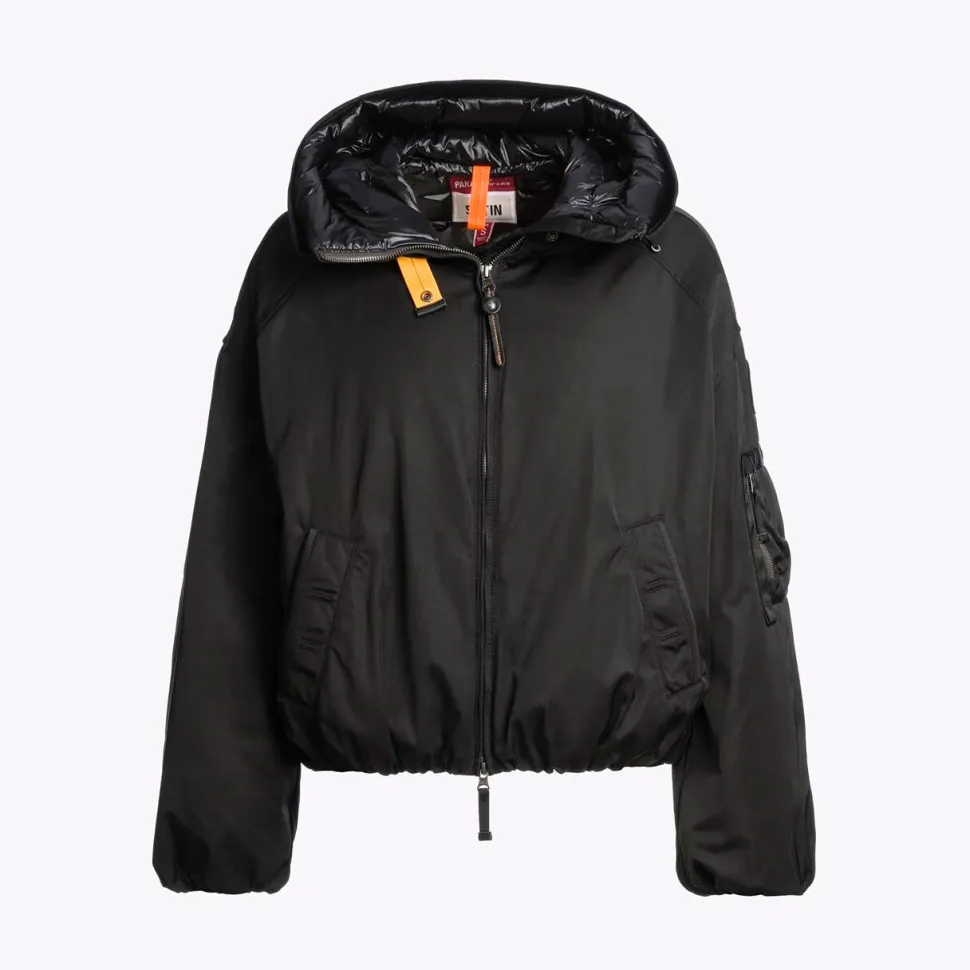 Parajumpers Naadz Hooded Bomber Black