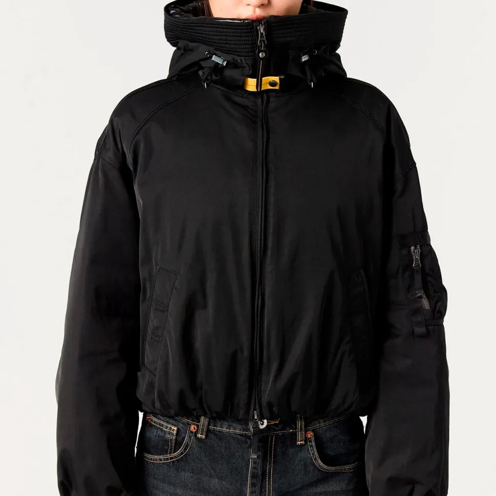 Parajumpers Naadz Hooded Bomber Black