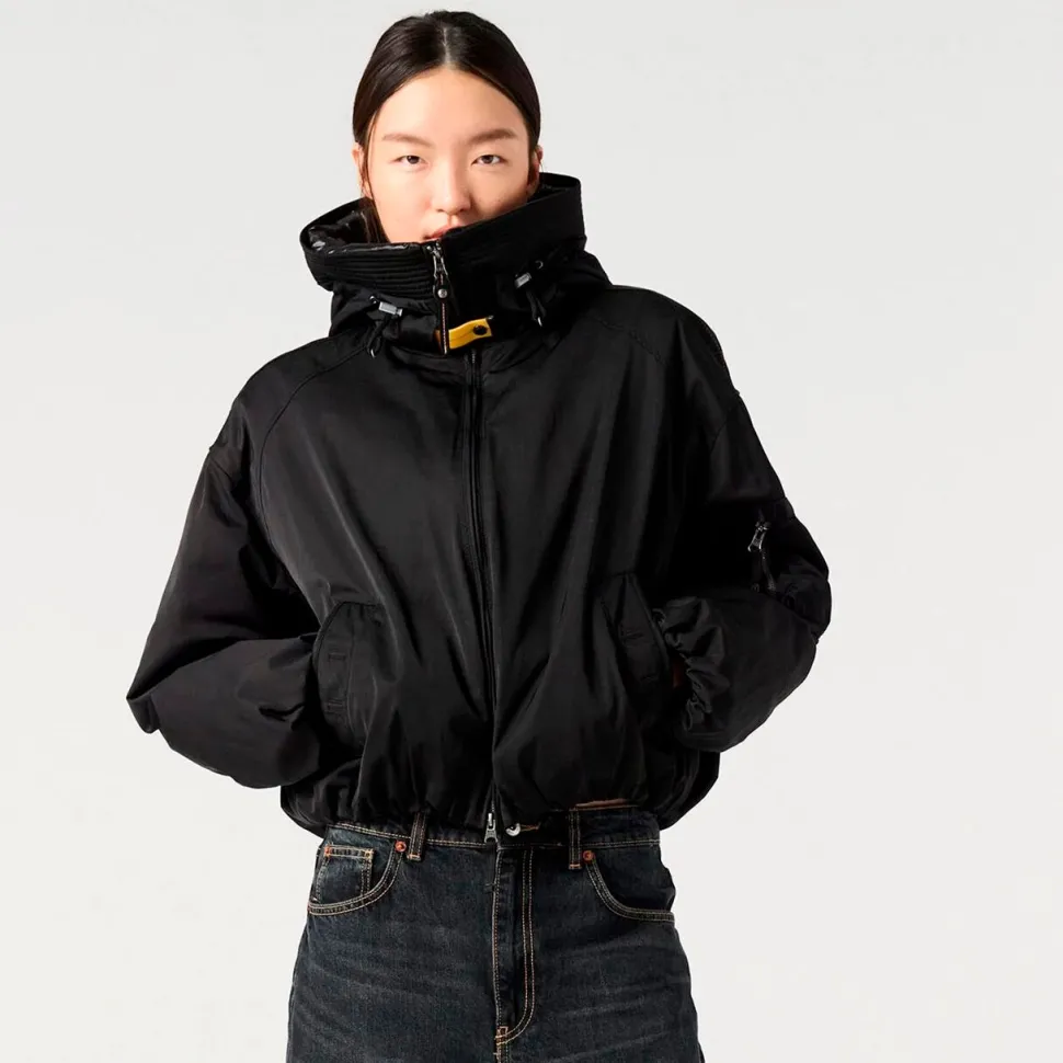 Parajumpers Naadz Hooded Bomber Black