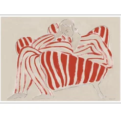 Poster & Frame Red Chair 30x40 cm