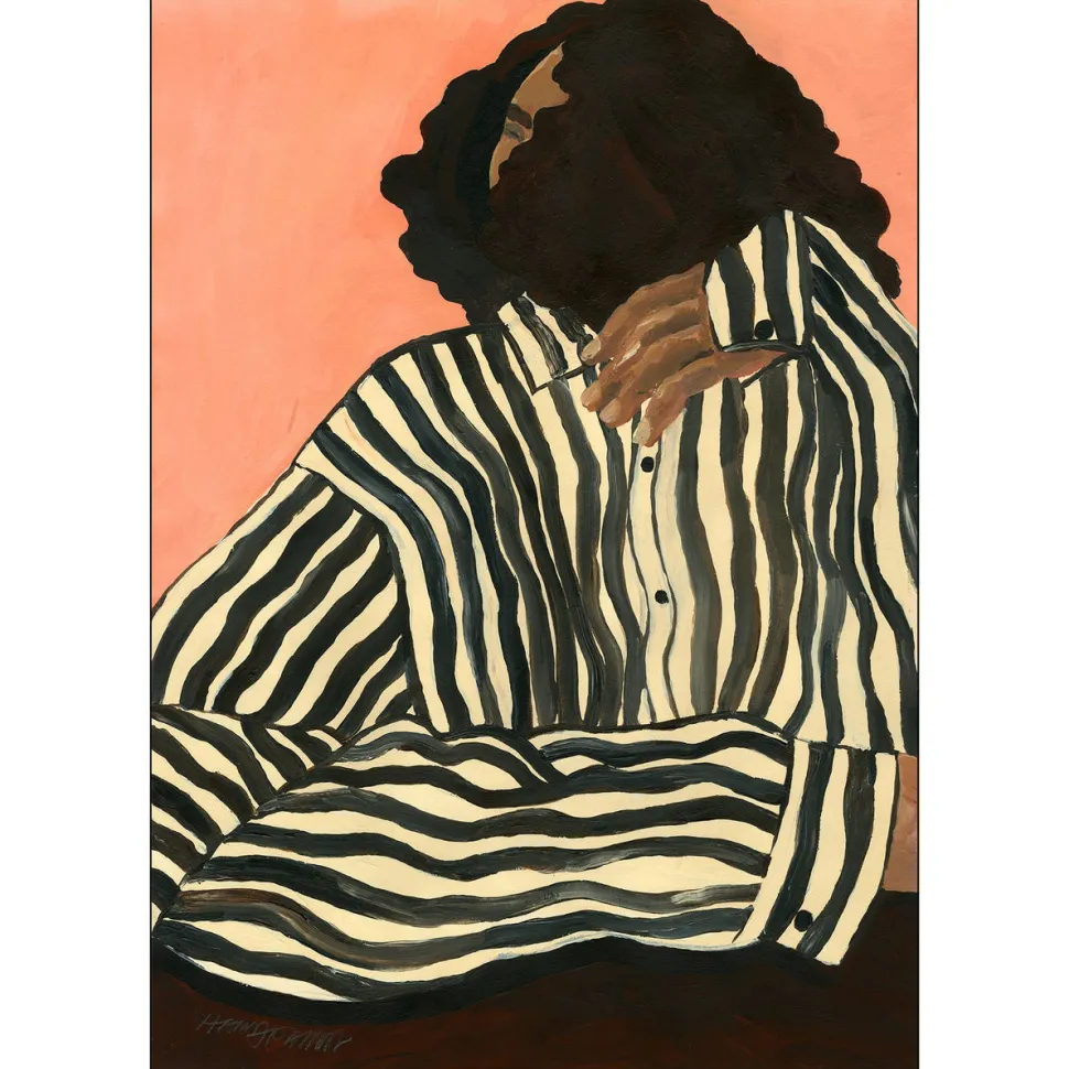 Poster & Frame Serene Stripes 50x70 cm