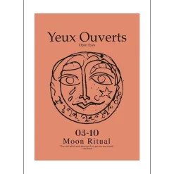 Poster & Frame Yeux 50x70 cm