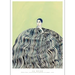 Poster & Frame Zebra Coat A3